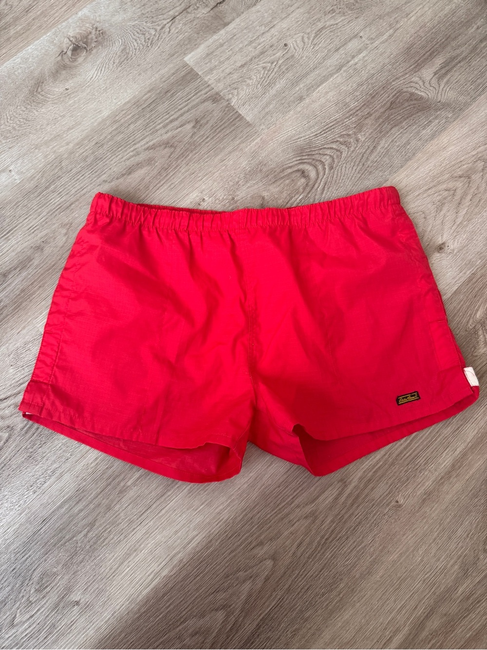 Eddie Bauer Vintage Red Swimming Trunks Shorts Men’s Medium Nylon